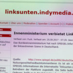 Германия: МВД запретило ресурс Linksunten Indymedia