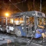 Сантьяго, Чили: поджог автобуса Transantiago в знак солидарности с политзаключёнными мапуче