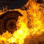 В Харькове сожгли элитное авто судьи
