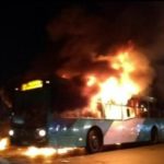 Чили: поджог автобуса