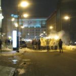Москва: анархисты перекрыли Мясницкую улицу