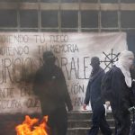 Чили: анархисты провели акцию для Маурисио Моралеса
